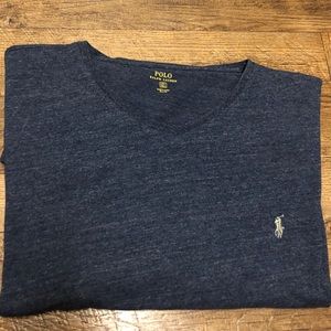 Polo v-neck xlt (tall) long sleeve shirt like new